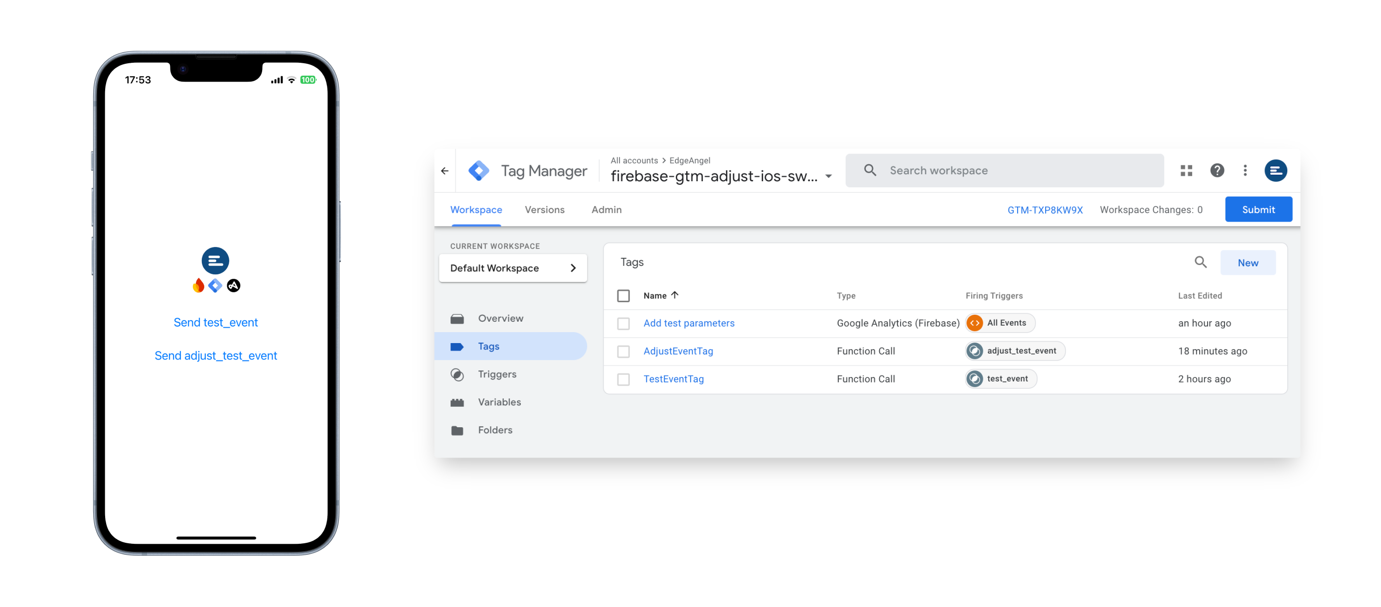 GitHub - edgeangel/firebase-gtm-adjust-ios-swift: 🔥 iOS Swift sample ...